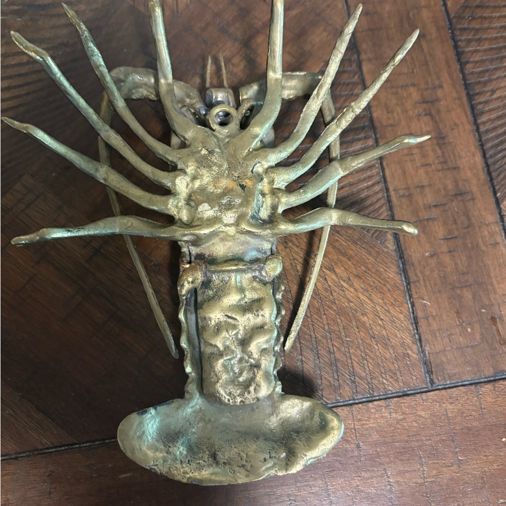 Mid century solid brass lobster - Picture 4 of 5